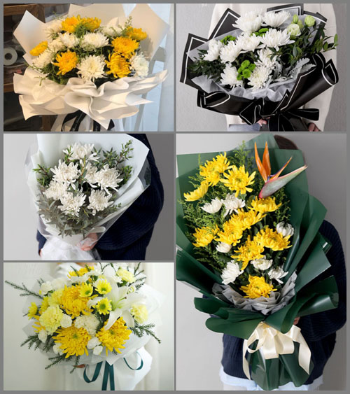 河南信阳罗山县城关镇白事花束代送